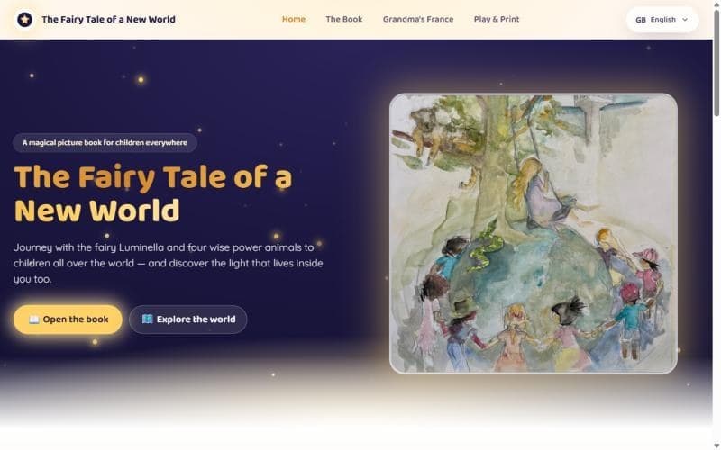 The Fairy Tale of a New World website