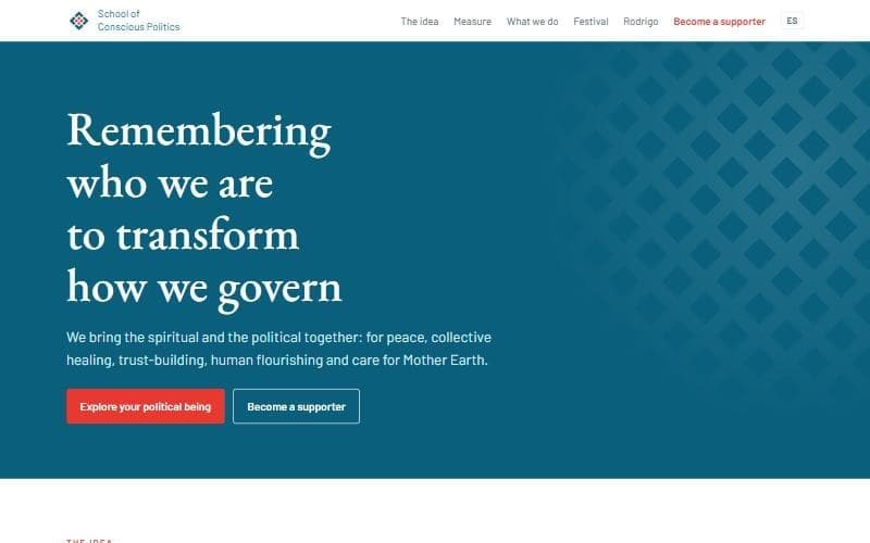 The School of Conscious Politics website